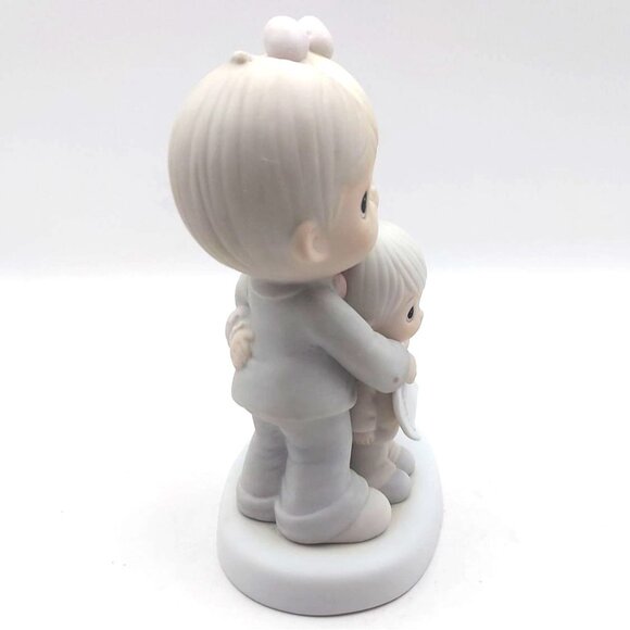 Vintage Precious Moments God Bless The Day We Found You Porcelain Figurine 1986 - Picture 4 of 9